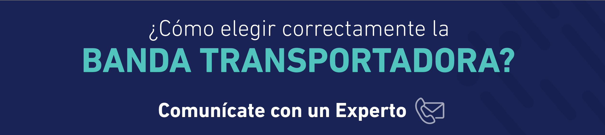 Tipos de materiales para bandas transportadoras